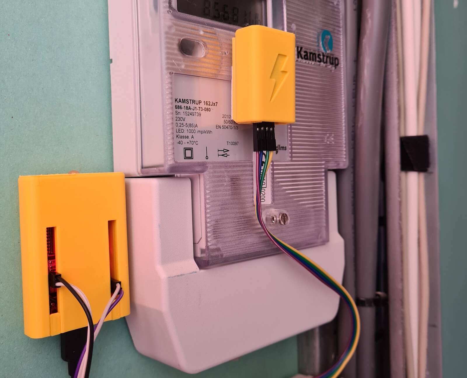 Home Assistant Glow attached to an energy meter Home Assistant Glow attached to an energy meter