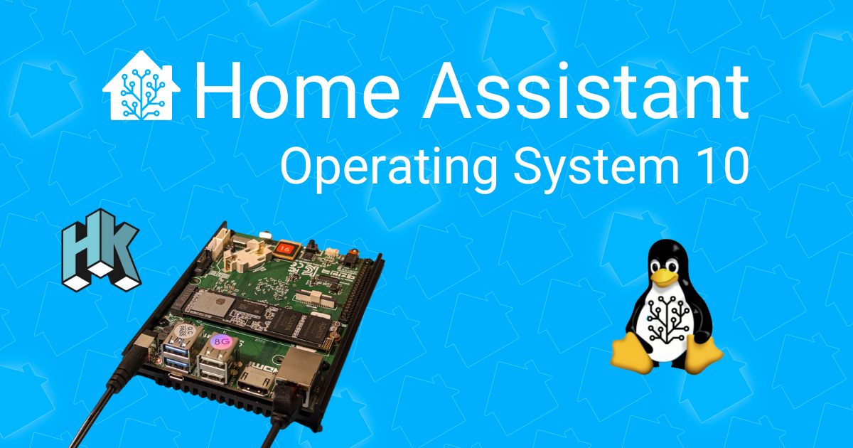 Home Assistant OS Release 10 Home Assistant OS Release 10 Logo